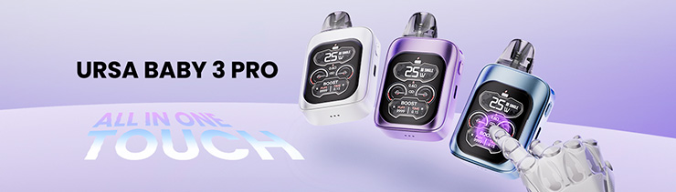 Lost Vape URSA Baby 3 Pro Pod e-cigarette 1300mAh web banner